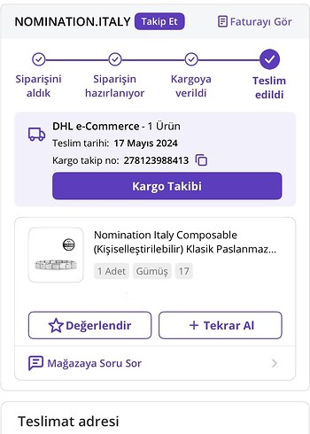Pandora Nomination bileklik