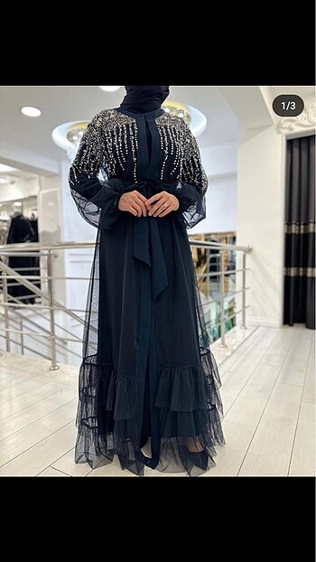 LACİVERT ABAYA 42/46 BEDEN ARASI