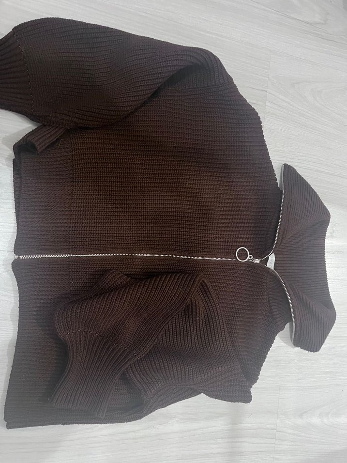 Kahverengi kazak - Görsel 3