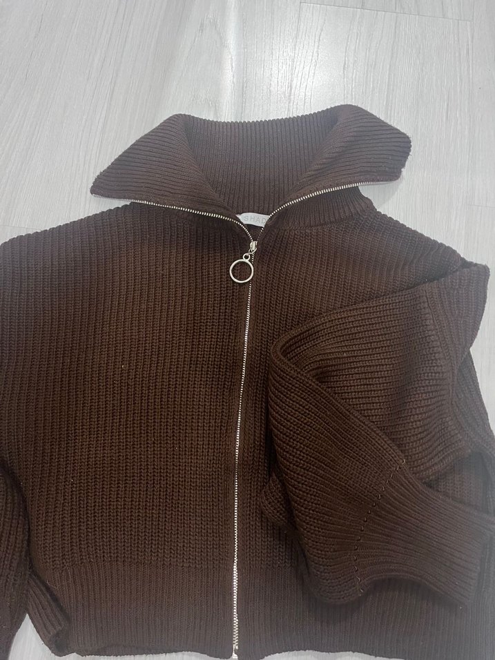 Kahverengi kazak - Görsel 2