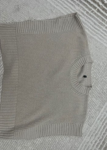 Krem  Süveter - Görsel 3