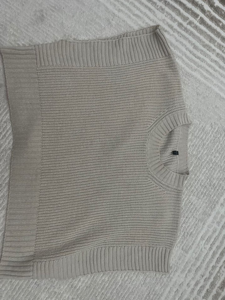 Krem  Süveter - Görsel 3