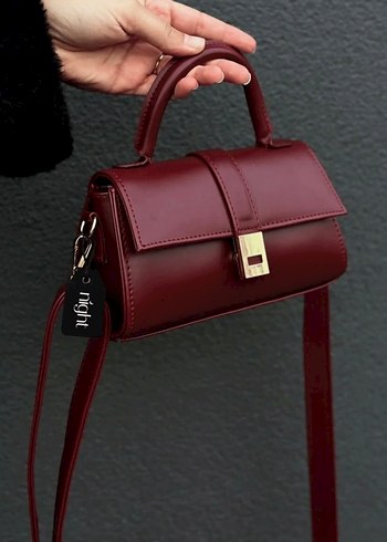 Bordo askılı çanta - Görsel 2