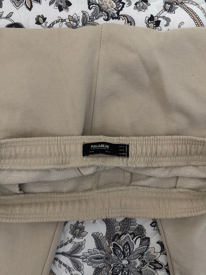 Pull&Bear Eşofman Altı - Jogger | Bej - Görsel 3