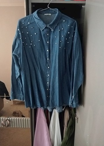 Mavi Kadın Denim Gömlek