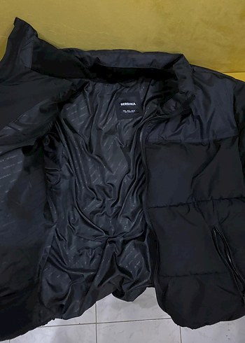 Siyah erkek Kış Montu - Görsel 2