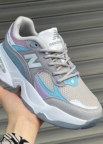 New balance gri renkli Bayam spor ayakkabı