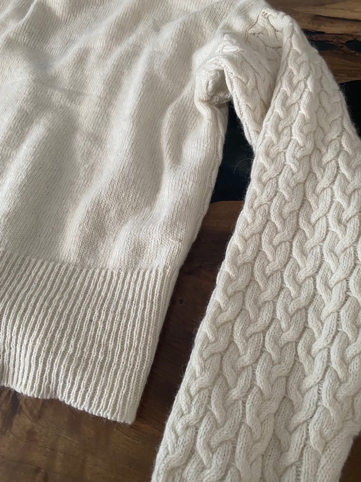 Kadın Bohem V Yaka Örgü Hırka - Görsel 4