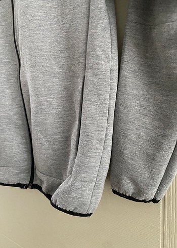 Kapüşonlu Gri Erkek Çocuk Sweatshirt - Görsel 5