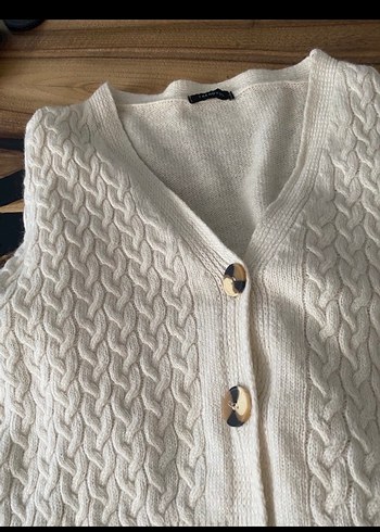 Bohem Midi Düğmeli Hırka - Görsel 2