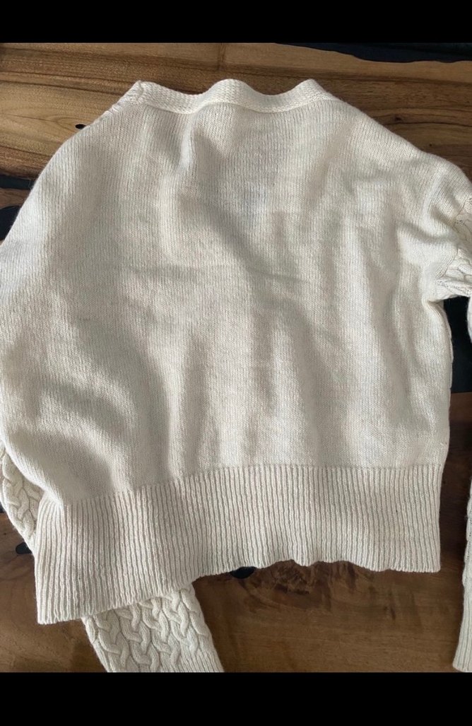 Bohem Midi Düğmeli Hırka - Görsel 4