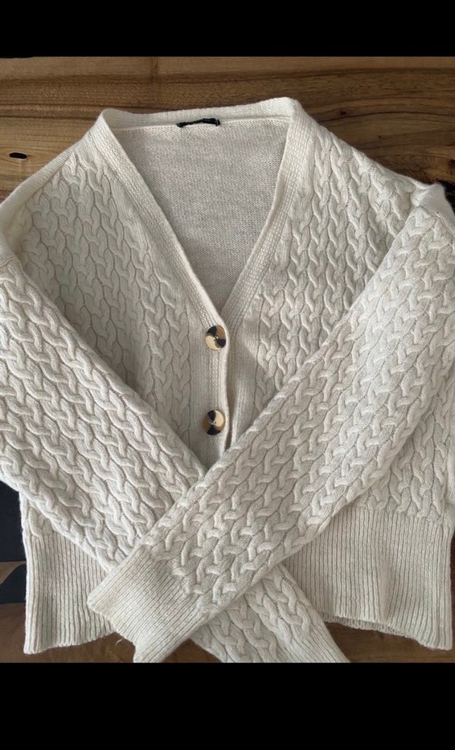 Bohem Midi Düğmeli Hırka - Görsel 5