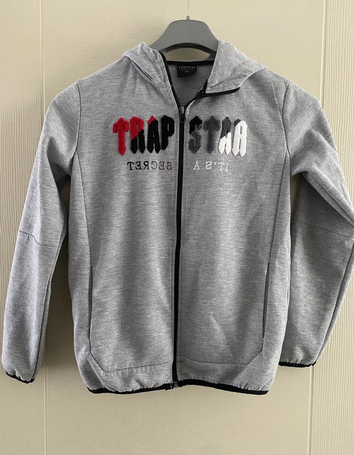 Gri Fermuarlı Erkek Çocuk Kapüşonlu - Görsel 3