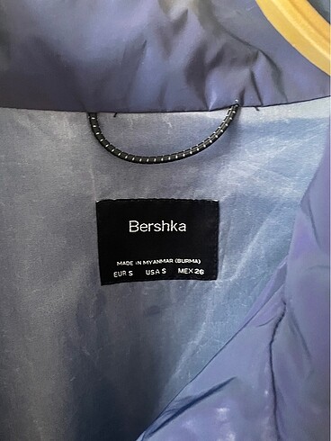 s Beden Bershka mor reflektörlü ince ceket