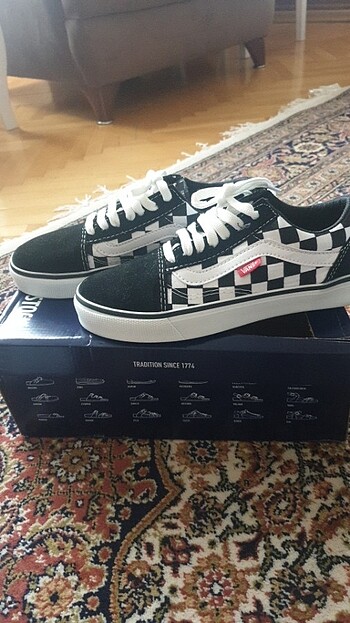 Vans kısa damalı