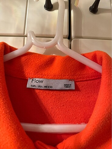 l Beden Turuncu Oversize Ceket