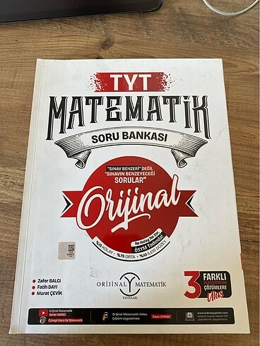 Tyt matematik orijinal test kitabı