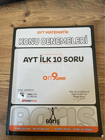 Ayt mat ilk on soru barış yayınları