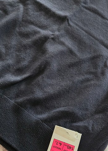 Erkek Çocuk lacivert  Pamuklu V Yaka Süveter - Görsel 3