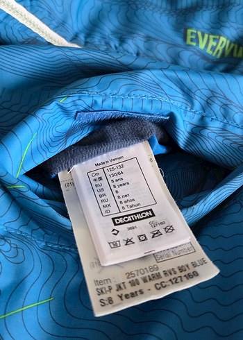 decathlon çift taraflı Erkek Çocuk Fermuarlı Mont - Görsel 2