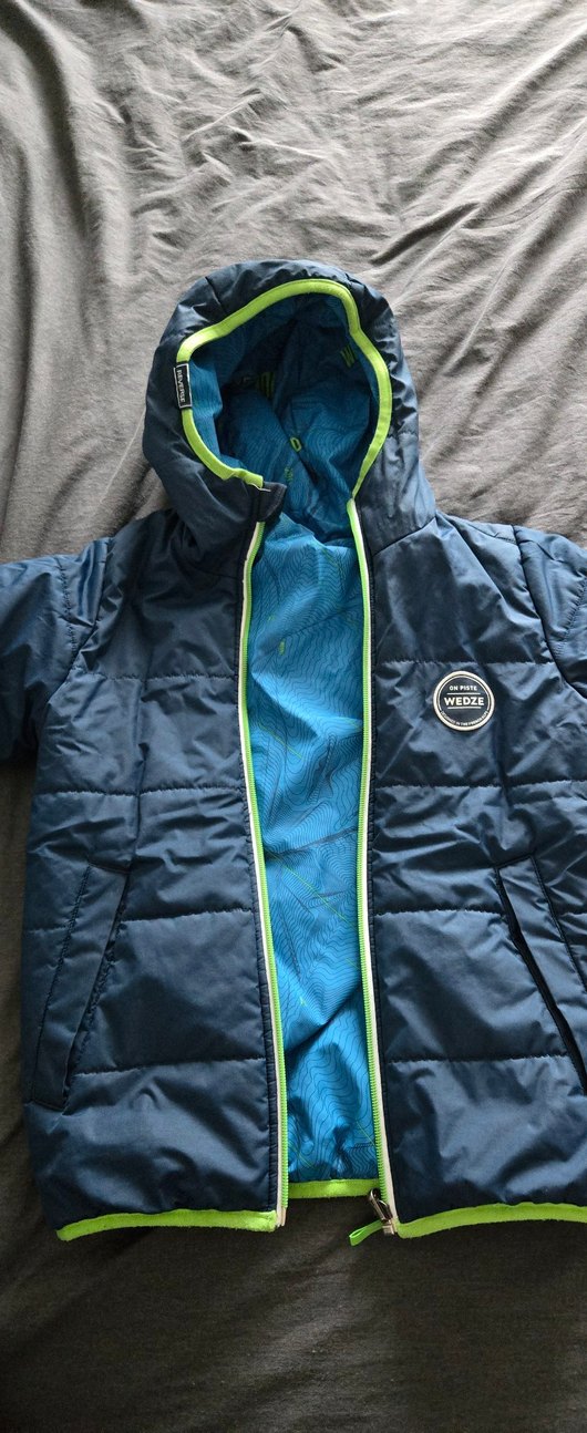 decathlon çift taraflı Erkek Çocuk Fermuarlı Mont - Görsel 5