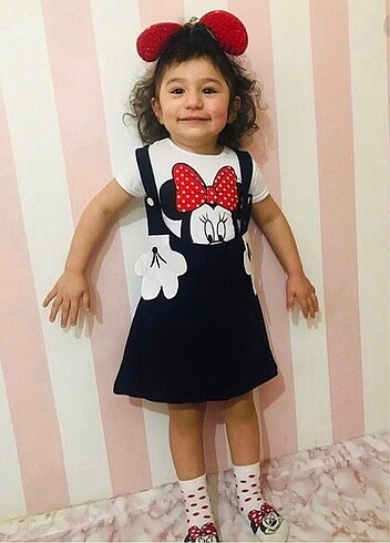 Minnie Mouse Salopet Elbise