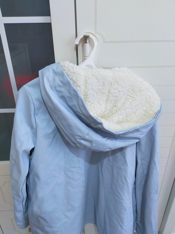 Kız Çocuk Kapüşonlu Su Geçirmez Yağmurluk - Görsel 3