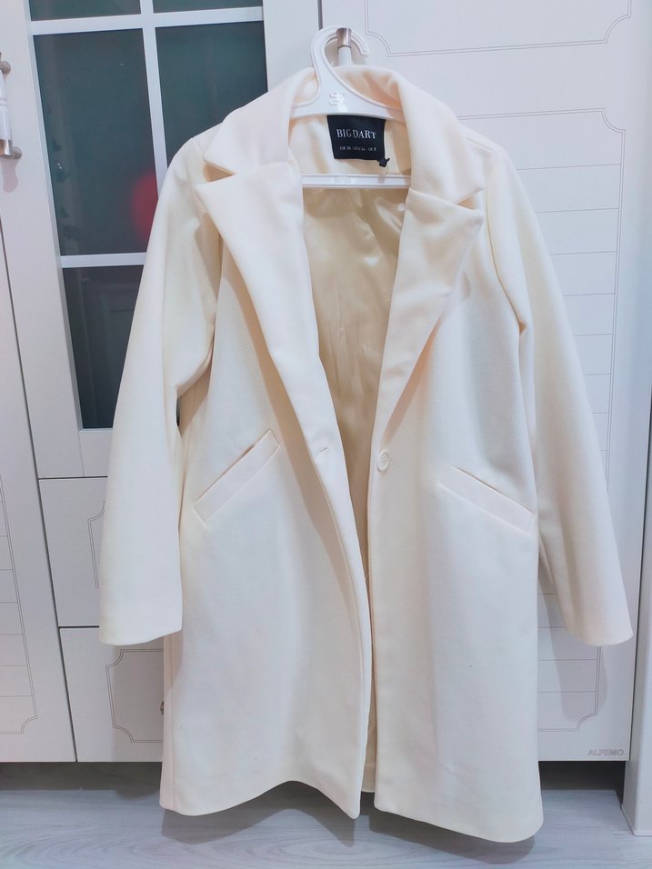 Kadın Kaban krem - Görsel 5