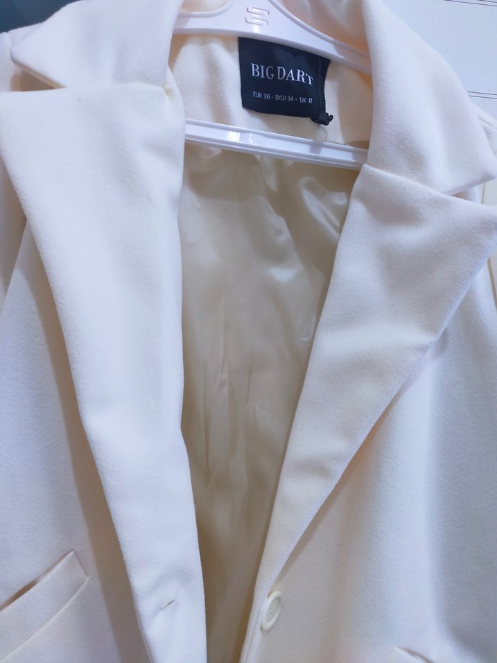 Kadın Kaban krem - Görsel 3