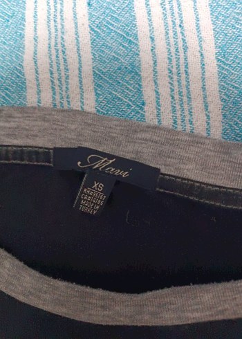 Gri Keten Kısa Kollu Salaş Bluz - Görsel 6