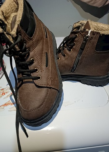 Erkek Çocuk Kahverengi Süet Bot - Görsel 3