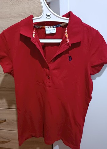 U.S. Polo Assn. Kırmızı Polo Tişört - Görsel 2