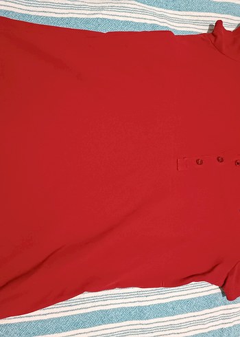 U.S. Polo Assn. Kırmızı Polo Tişört - Görsel 5