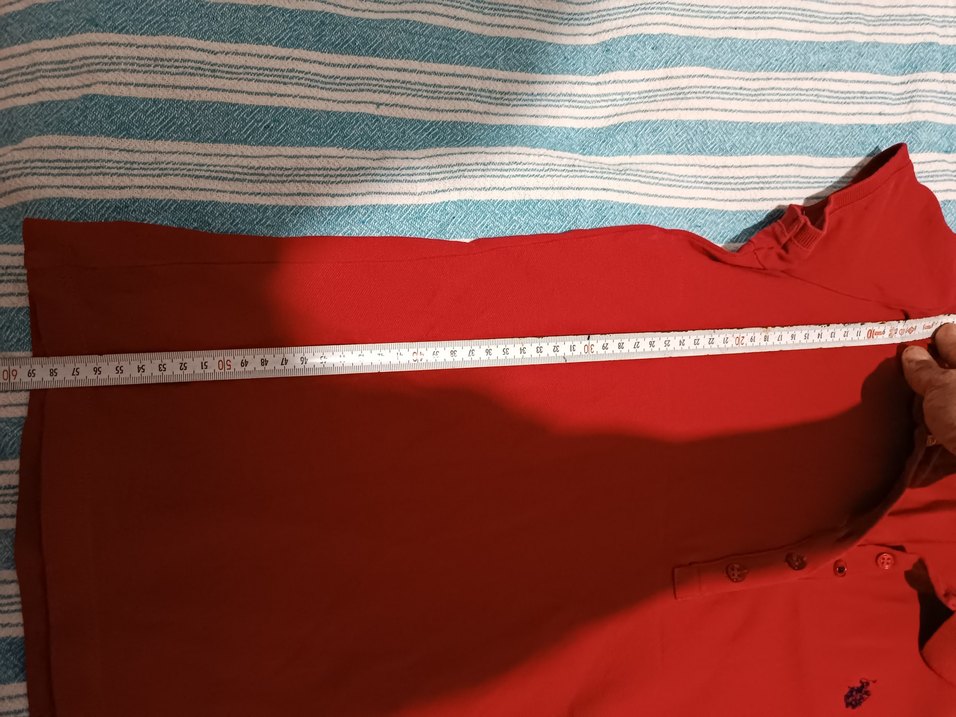 U.S. Polo Assn. Kırmızı Polo Tişört - Görsel 3