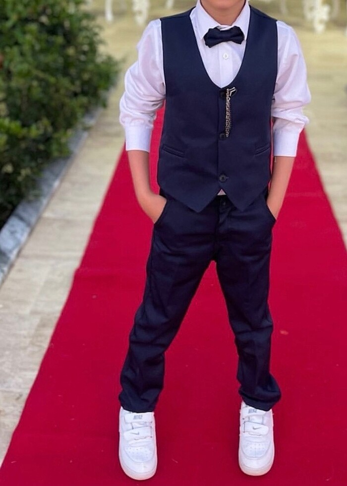 Lacivert takım elbise - Görsel 4