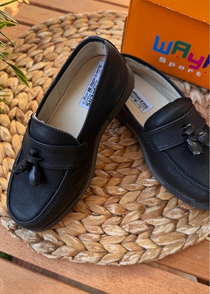 Siyah erkek çocuk ayakkabısı - Görsel 4