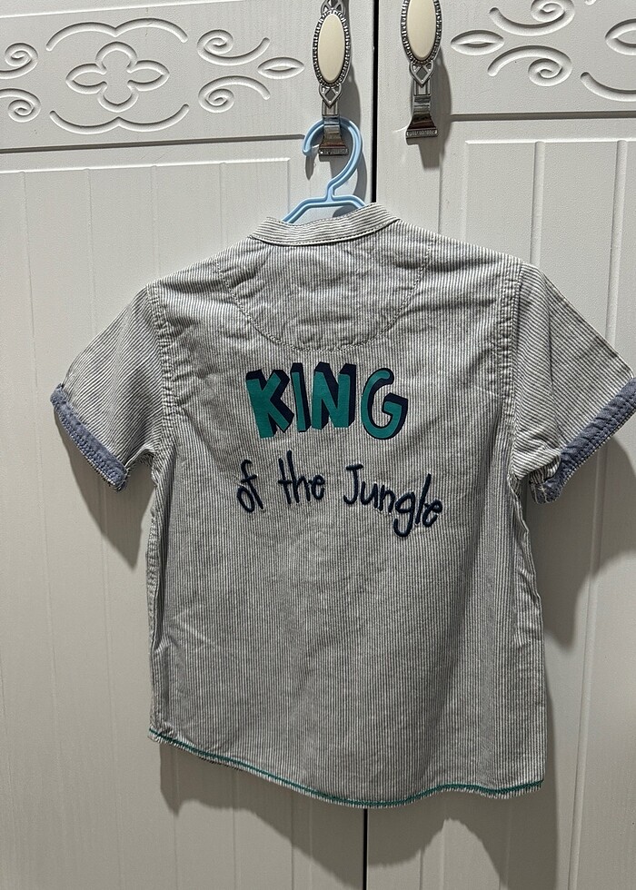 Erkek çocuk kısa kol spor gömlek - Görsel 2