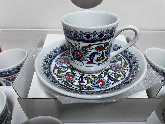 Güral porselen gözde Topkapı Türk kahve fincanı