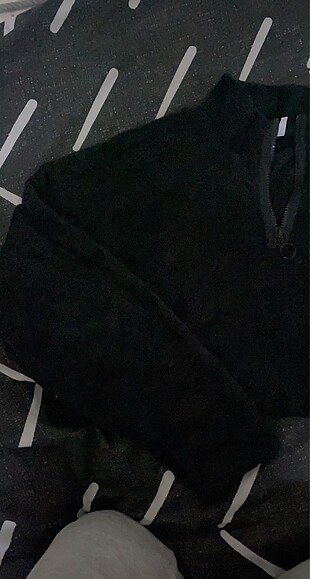 Zara Fermuarlı sweatshirt
