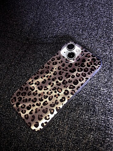 glamour leopar telefon kılıfı
