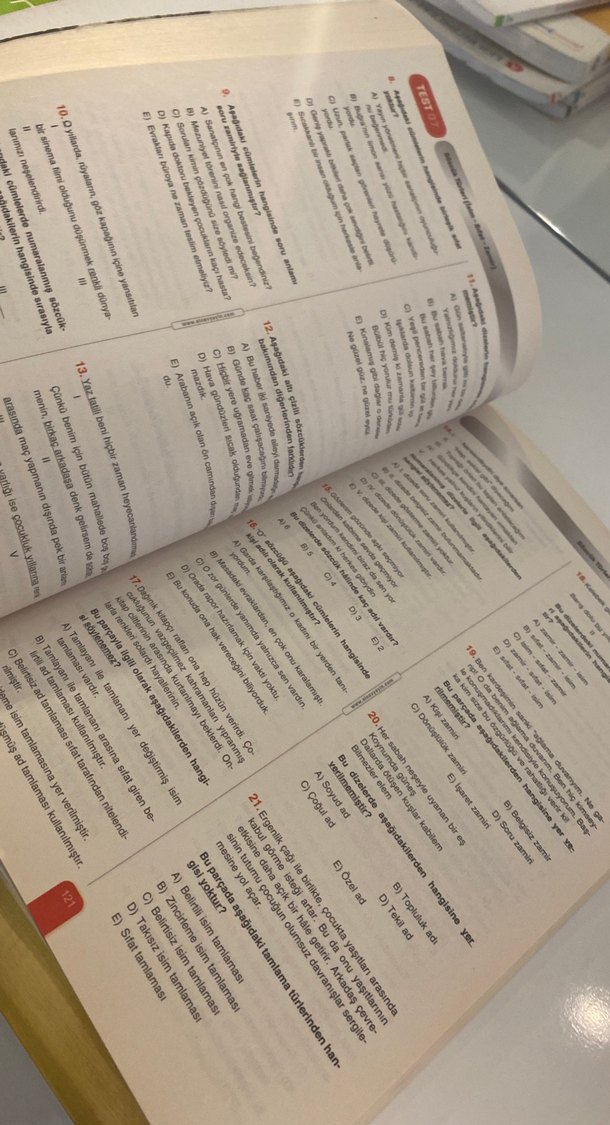 9. Sınıf Tüm Dersler Soru Bankası - Görsel 4