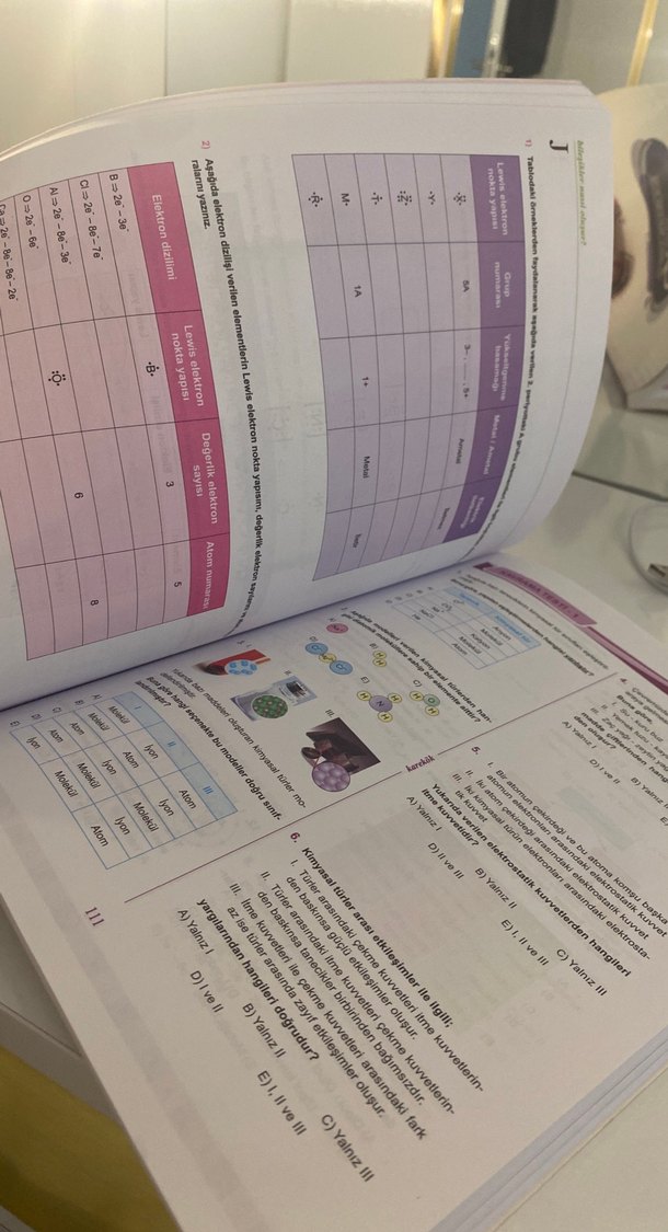 9. Sınıf Kimya Soru Bankası - Görsel 4