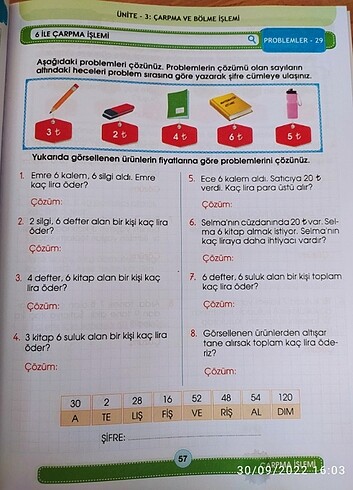 Beden 3.Sınıf Problem Kitabı