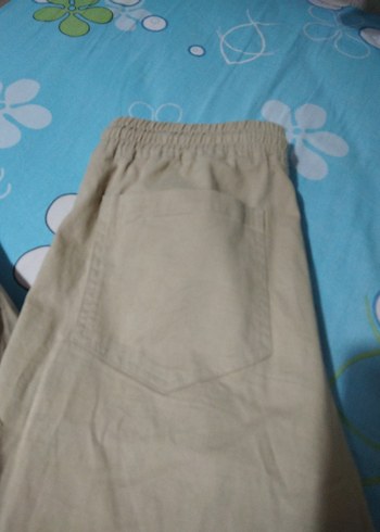 XSIDE Bej unisex Rahat Kesim Pantolon - Görsel 5