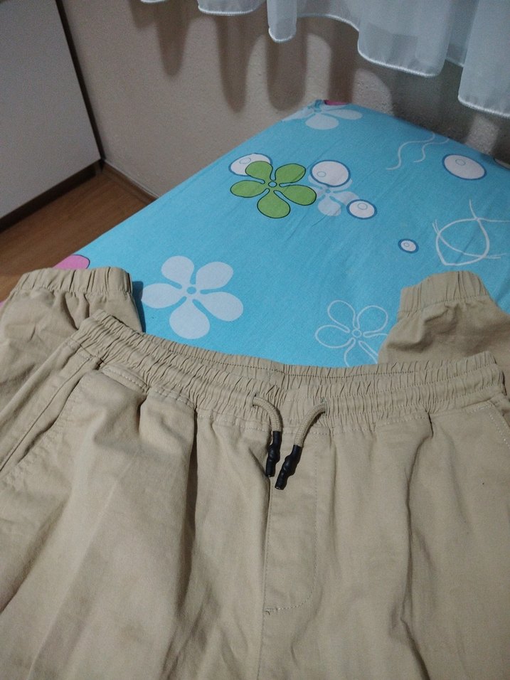 XSIDE Bej unisex Rahat Kesim Pantolon - Görsel 3