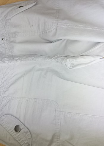 Gri Kemerli Rahat Kesim Kadın Keten Pantolon - Görsel 7