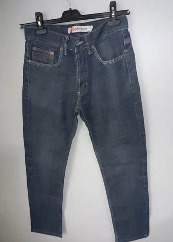 Gri Bayan Denim Pantolon Regular Fit - Görsel 4