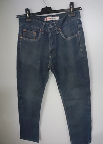 Gri Bayan Denim Pantolon Regular Fit - Görsel 3