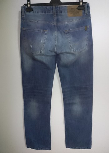 Bayan Lacivert Regular Fit Denim Jean - Görsel 6