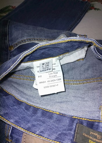 Bayan Lacivert Regular Fit Denim Jean - Görsel 8